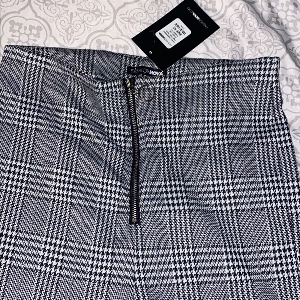COPY - Plaid High Rise Pants